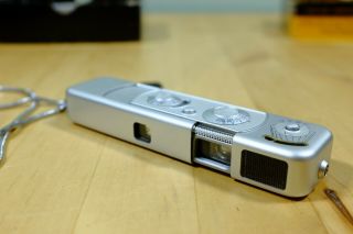 Vintage Minox B Miniature Spy Camera With Box And Flash Accessory