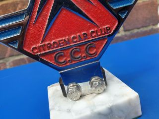 CITROEN CAR CLUB VINTAGE/CLASSIC CAR BADGE RARE 3