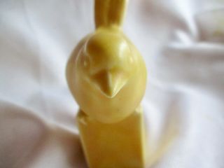 RARE Rookwood Pottery Arts & Crafts YELLOW CANARY Paperweight 1934 A real Beauty 4