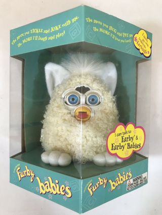 Nib Vtg ’99 Furby Babies Rare Sheeps Wool Model 70 - 940 Nc