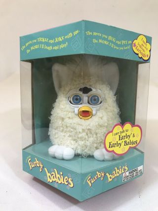 NIB VTG ’99 Furby Babies Rare Sheeps Wool Model 70 - 940 NC 2