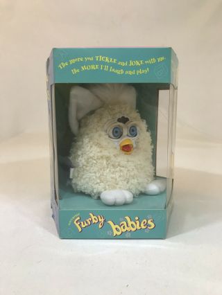 NIB VTG ’99 Furby Babies Rare Sheeps Wool Model 70 - 940 NC 3
