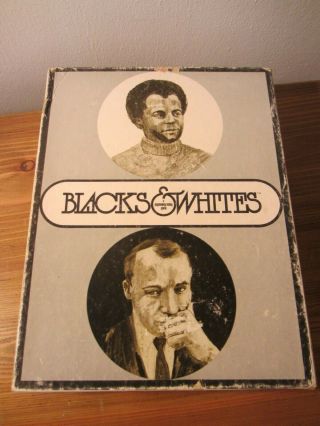 Vintage 1970 Blacks And Whites Psychology Today Board Game