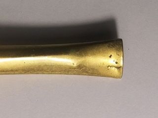 Rare Vintage Unmarked MidCentury Modern Carl Aubock Austria Brass Pipe 8