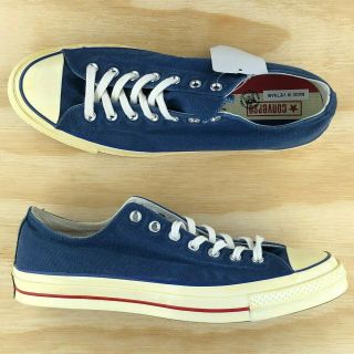 Converse Chuck Taylor All Star 70 Ox Low Top Vintage Blue Red White 159569c Size