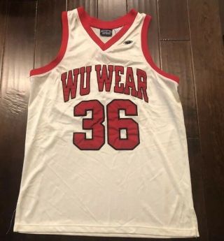 Vintage Wu Wear 36 Basketball Wu - Tang Clan Stitched Jersey Adult Xl