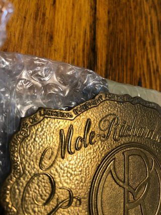 Vintage Mole Richardson Steampunk PRIVATE EDITION Belt Buckle Since 1927 7