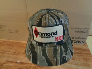 Vintage Nos K - Products Case Diamond Equip Co Patch Snapback Trucker Hat Usa (s4)