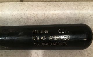 Nolan Arenado Game Louisville Slugger Bat Uncracked C271.  Rare 2