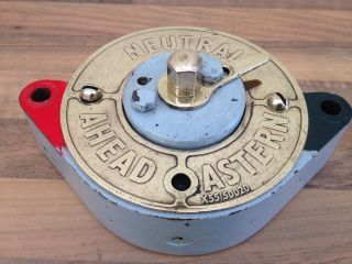 Vintage Ships Telegraph - Repeater,  Brass Face.  Maritime Marine Nautical Navy