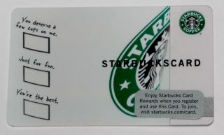 Starbucks 2009 Usa Test Card Indianapolis Just For Fun 6053 Scarce Rare