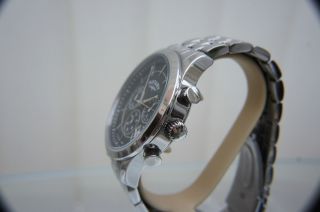 100 ROTARY Mens Watch Chronograph Stainless Steel RRP £180 Boxed 8