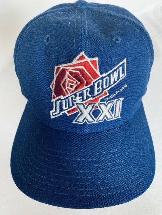 Vintage Sports Specialties Nfl Superbowl Xxi Hat Cap 1986 Blue
