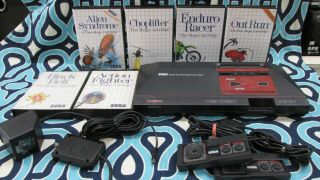 Vintage Sega Master System Console Model 3010 W/ 6 Games