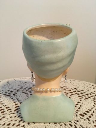 lady head vase headvase NAPCO C4899A 6  vintage Grace Kelly 4