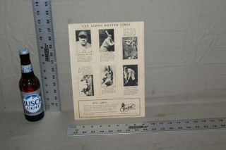 RARE 1930s FOR JOY ICE CREAM BABE RUTH BASEBALL CARDS CUTOUTS YANKEES 2