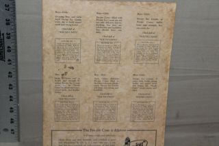 RARE 1930s FOR JOY ICE CREAM BABE RUTH BASEBALL CARDS CUTOUTS YANKEES 7