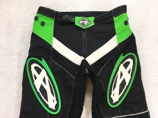 Vtg Answer Stylus Motorcross Moto MX Dirt Bike Pants Green Black Mens Size 36 3