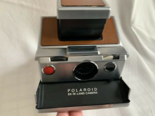 Vintage Polaroid Sx - 70 Land Camera W/leather Case Slr 1972