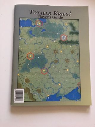 Vintage TOTALER KRIEG WW II in Europe Decision Games 1999,  Player’s Guide,  Bonus 4