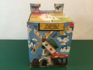 Schleich 40020 Smurf Windmill Vintage Playset Toy Schleich Peyo Germany