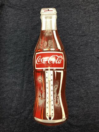 Vintage Coca - Cola Thermometer French Design Centigrade