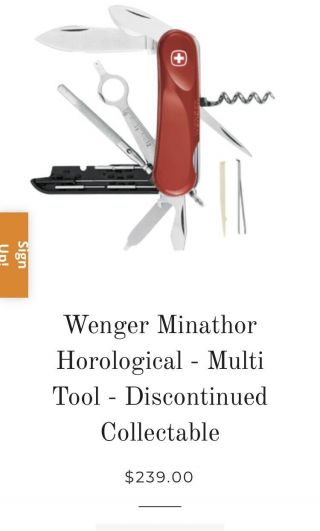 Rare Wenger Bergeon Minathor Sak Horologist Tools - Micro Technician,  A -