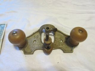 Vtg Stanley No.  71 Made In Usa Router Plane W/cutters & Attachment