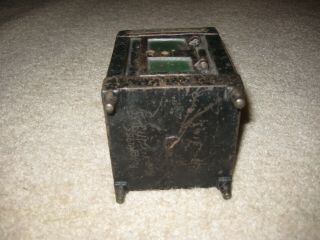 Rare 1800 ' s J E Stevens Cast Iron York bank Safe 7