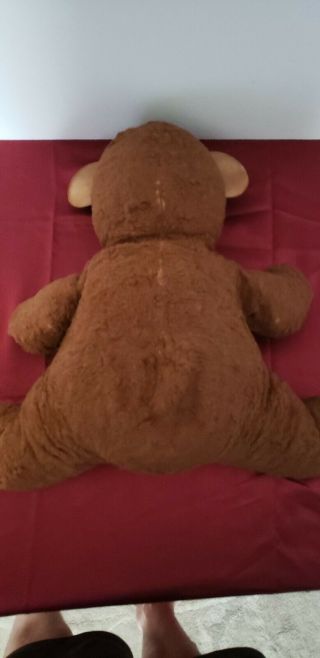 Vintage Knickerbocker Pouting / Sad Bear - Rubber face plush teddy bear / animal 5