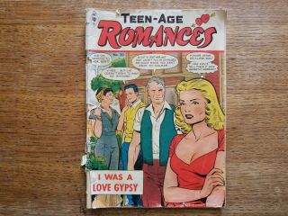 Rare Vintage Teen - Age Romances 20 Matt Baker Cover / Highly Collectible