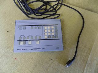 Rare Vintage Tascam Rc - 7 Remote Control Unit For Tascam Cd - 701.