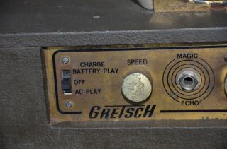 RARE Vintage 1965 Gretsch Safari AC/DC 2X8 Guitar Amplifier UNIQUE NR 4