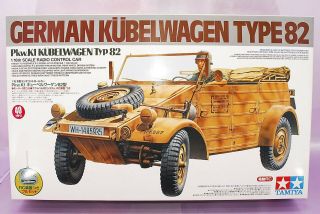 Rare Tamiya 1/16 Rc Set German Pkw.  K1 Kubelwagen Type 82 56012