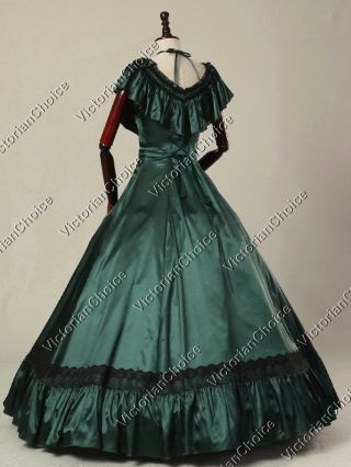 Victorian Edwardian Old West Saloon Gown Vintage Dress Theater Wear 127 XXXL 3