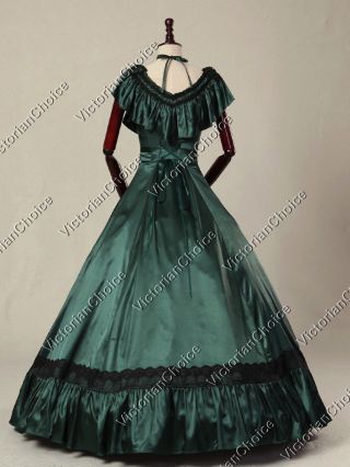 Victorian Edwardian Old West Saloon Gown Vintage Dress Theater Wear 127 XXXL 4