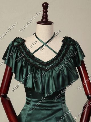 Victorian Edwardian Old West Saloon Gown Vintage Dress Theater Wear 127 XXXL 5