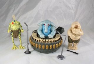 Vintage Star Wars 1983 Sy Snootles & The Max Rebo Band Figure Set Complete