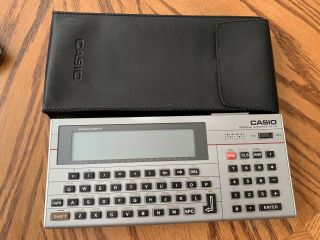 Casio Pb 700 Vintage Personal Computer With Carry Case Rare