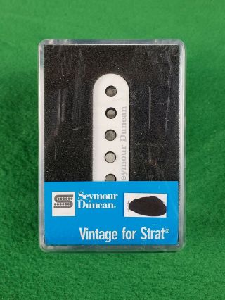Seymour Duncan Ssl - 1 Vintage Staggered For Strat Single Coil Pickup Rwrp - White
