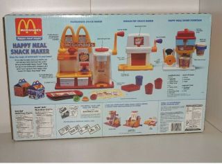 Vintage 1994 McDonald ' s Happy Meal Magic Snack Maker - Hamburger,  Fry & Drink 2