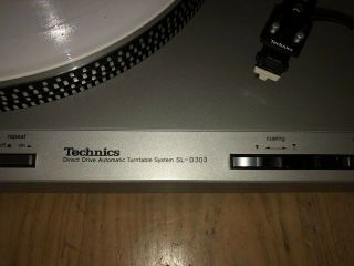 Vintage Technics SL - D303 Direct Drive Automatic Turntable Record Player LP 4