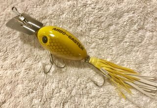 Fishing Lure Fred Arbogast Arbo Gaster Early Reflector Yellow Scale Tackle Box