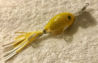 Fishing Lure Fred Arbogast Arbo Gaster Early Reflector Yellow Scale Tackle Box 2