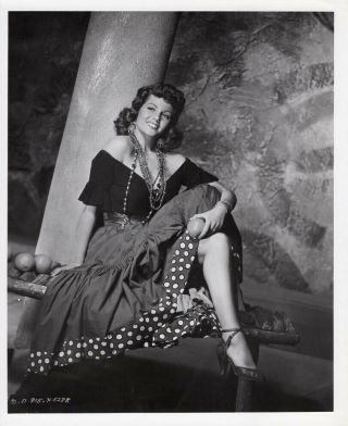 Rita Hayworth Vintage Photo The Loves Of Carmen By Coburn