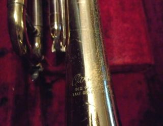 VINTAGE DON E.  GETZEN CARAVELLE TRUMPET WITH CASE AND 7C MOUTHPIECE READY 2 PLAY 3
