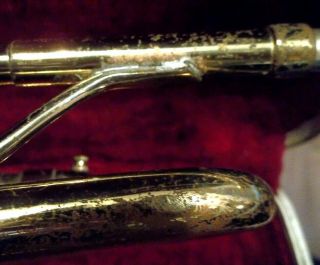 VINTAGE DON E.  GETZEN CARAVELLE TRUMPET WITH CASE AND 7C MOUTHPIECE READY 2 PLAY 4