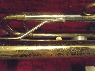 VINTAGE DON E.  GETZEN CARAVELLE TRUMPET WITH CASE AND 7C MOUTHPIECE READY 2 PLAY 5