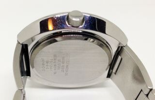 Vintage Men ' s CITIZEN Independent 1481010 Quartz Watch.  39mm Case.  Jump Hour UFO 6