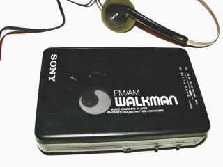 Vintage Sony Walkman Wm - Af22/af28/af40 Am/fm Radio Cassette Player Great